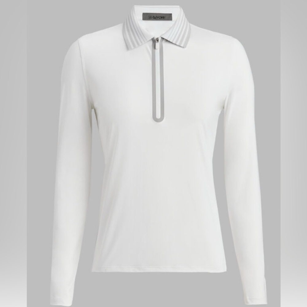 G/FORE SILKY TECH NYLON QUARTER ZIP POLO
